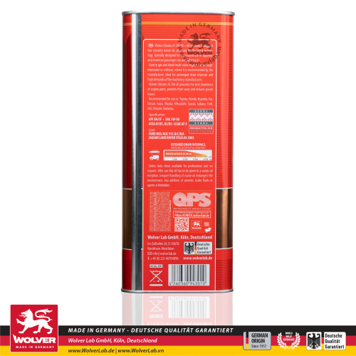 Wolver UltraTec A1 5W-30 4L